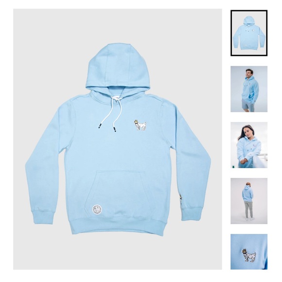 Goat USA light blue hoodie - Picture 9 of 9